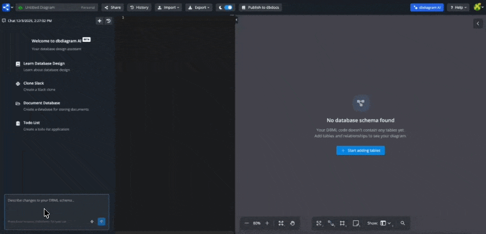 First Prompt Example