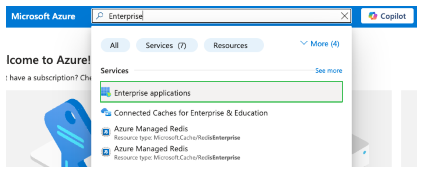 Search enterprise app