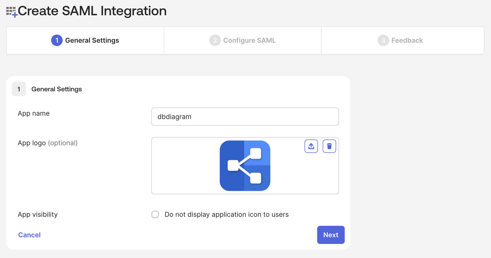 Okta general settings